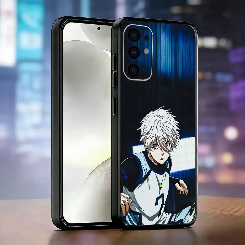 Фото Чехол для телефона AAA B-BLUE LOCKS S-Seishiro Nagi для Samsung S25, S24, S21, S22, S23, S30, Ultra, S20, Plus, Fe, Lite, Note, 10, черный №4