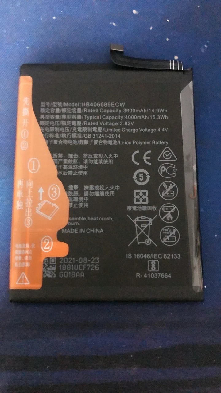 HB406689ECW replacement Battery For Huawei Y9 2019 electric board JKM-LX1 LX2 LX3 mobile phone battery