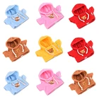 Милые аксессуары для кукол 30 см40 см, плюшевые куклы, костюм одежды, высококачественные хлопковые толстовки, мягкая кукла, Уточки, животное, одежда, игрушка