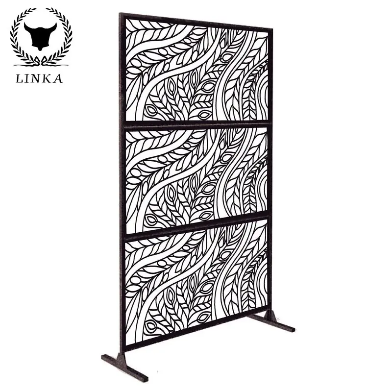 

laser cut metal garden landscape decorative screen wall panel