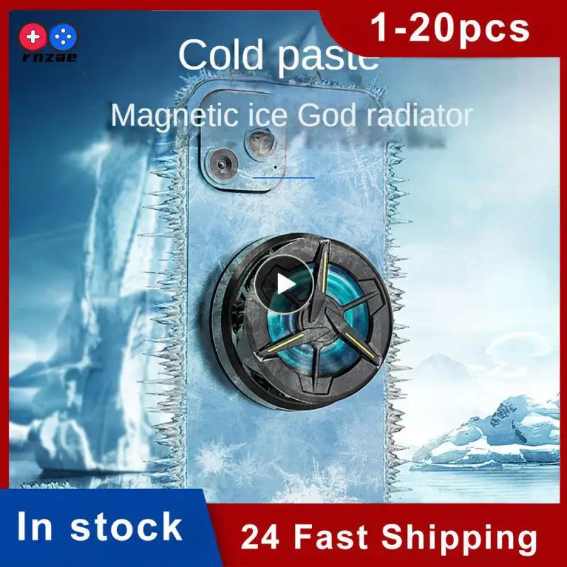 

Game Cooler Phone Heat Sink Ultra-low Noise Small Size Mobile Phone Cooling Charging Interface Type-c Not Hurt The Machine Safe