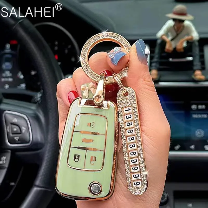 

Car Key Case Cover Shell For Buick For Chevrolet Cruze Aveo Trax Opel Astra Corsa Meriva Zafira Antara J Accessories Keychain