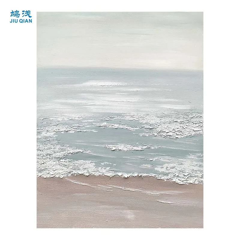

JIUQIAN handmade hand-painted Oil painting modern sitting room sharp ground to draw porch abstract decoration draw