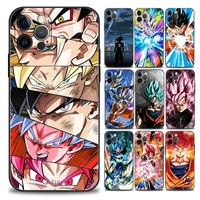 dragon ball z son goku anime phone case for apple iphone 11 12 13 pro max 7 8 se xr xs max 5 5s 6 6s plus black soft silicone