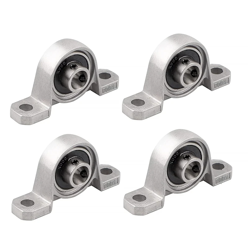 

4 Pcs Bearing Housing Flange Bearing 8mm KP001 Ball Bearing Block Pillow Block Bearing for Spare Parts for 3D Printer