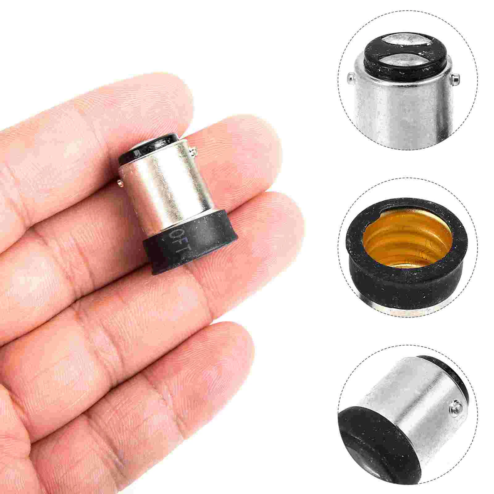 

8 Pcs Lamp Holder Converters Lights Socket Base Plastic Adapters (B15 to E14)