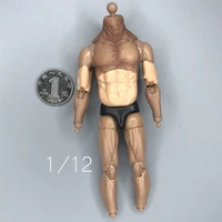 scale 112th hottoys superhero jason ant male body figures no hand foot for 6inch mezco shf body accessories diy