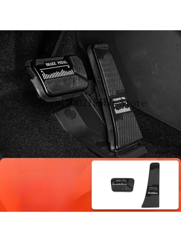 Аксессуары для уравнений Leopard Titanium 3, автомобильная педаль акселератора и тормоза, титановая три противоскользящие педали для интерьера