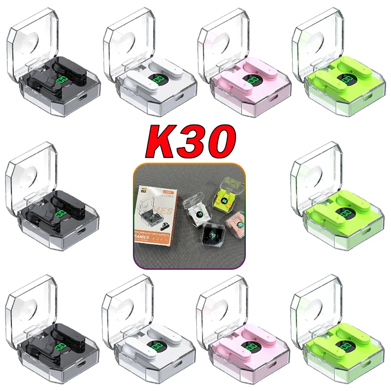 

10PCS K30 TWS Wireless Bluetooth headset 5.3 headphone Earphone bluetooth Stereo Headset Mini Earbuds with Mic pk f9 e7s a6s