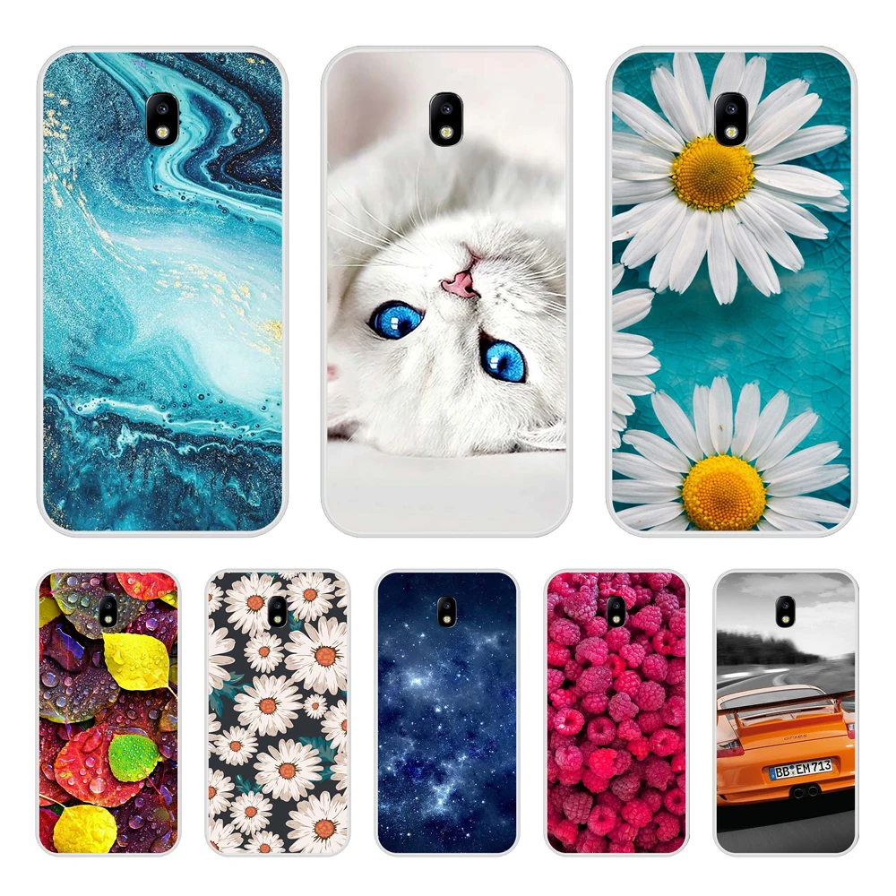 Задняя крышка для Samsung Galaxy J7 2017 J730FM Мягкий Силиконовый ТПУ чехол телефона Pro J 7