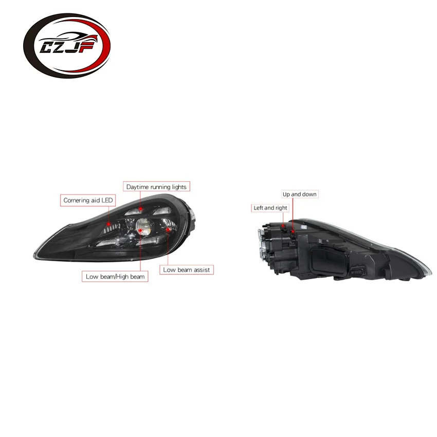 Производители CZJF оптовая продажа автозапчастей светодиодные фары для Porsche Cayenne 957