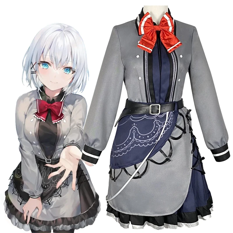 

Anime The Detective Is Already Dead Siesta Cosplay Costume Women Girls Maid Dress Uniform Apron Outfits Halloween Carnival Suit