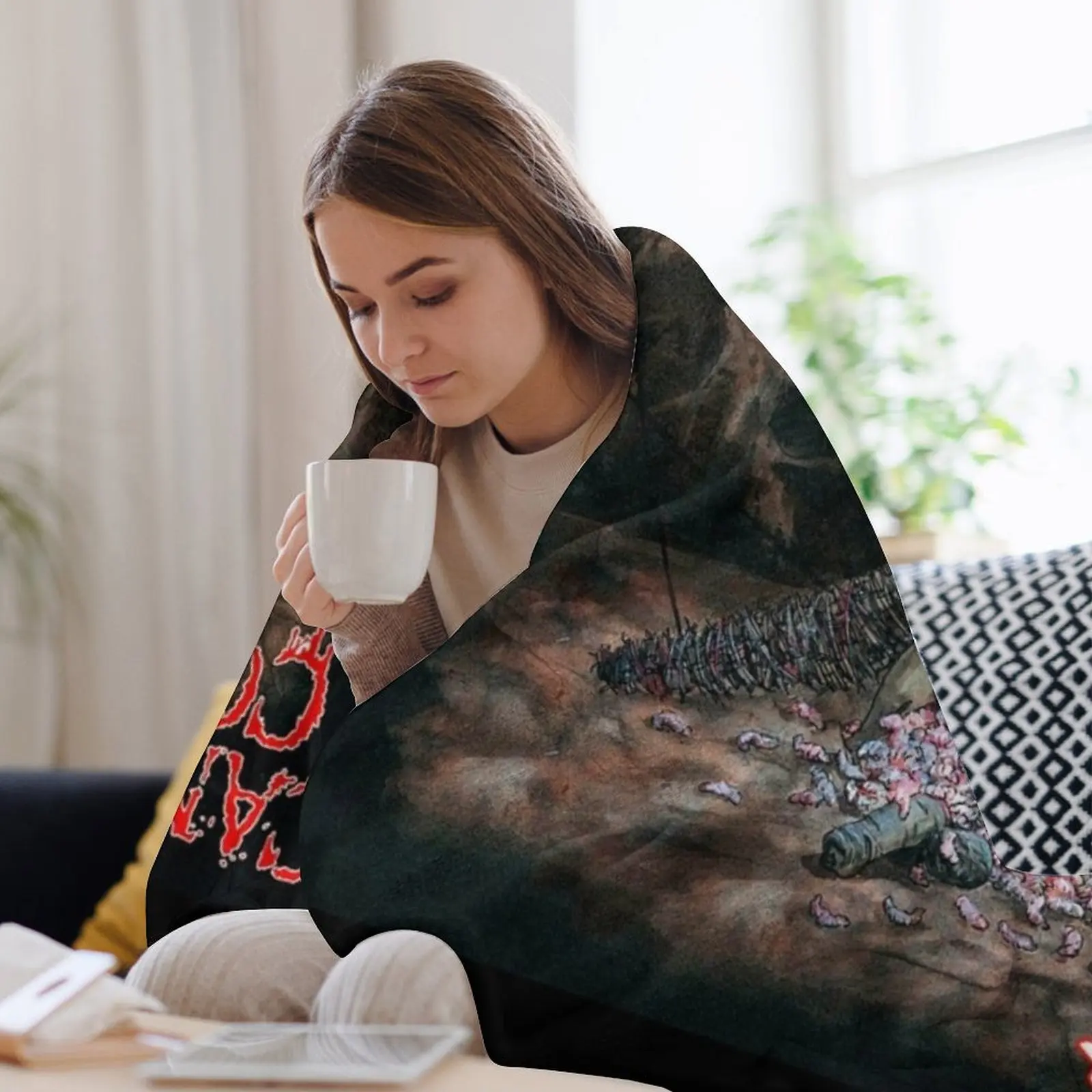 Новое одеяло Cannibal Corpse vile Throw рождественские подарки меховые одеяла