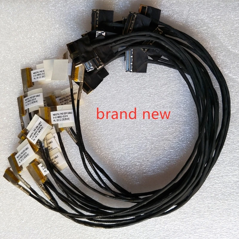 Фото Новый оригинальный ЖК-кабель lvds для CLEVO NB50 серии NB55TK Shenzhou K670D G4E5 NB50TK1 K670DE-G6D3 Turion DD2 6-43-NB501 №4