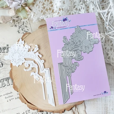 Металлические штампы для скрапбукинга Silver Collection A