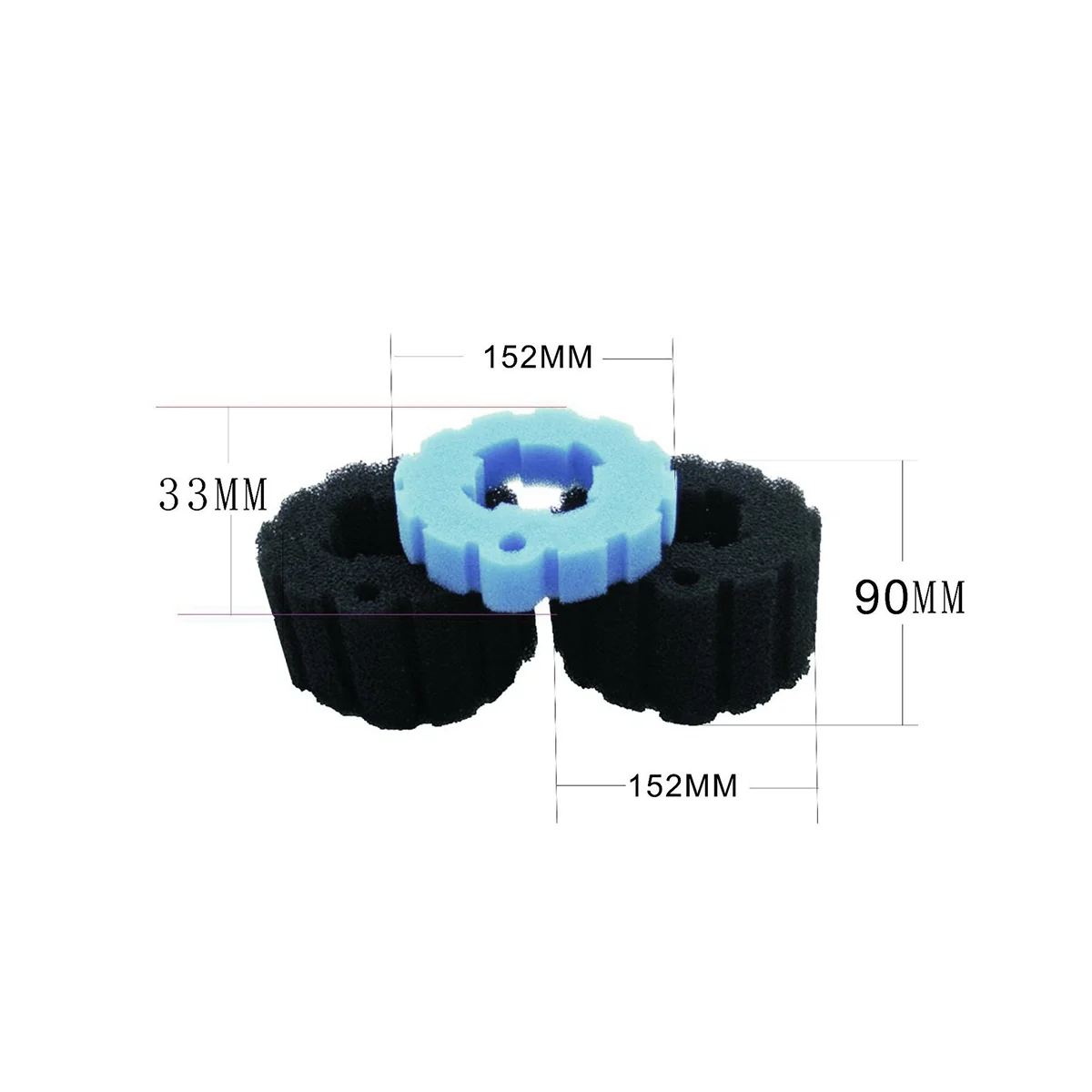 Для Oase BioPress 4000 / PondoPress 5000 фильтр из пеноматериала грубой мелкой рыбы в пруду