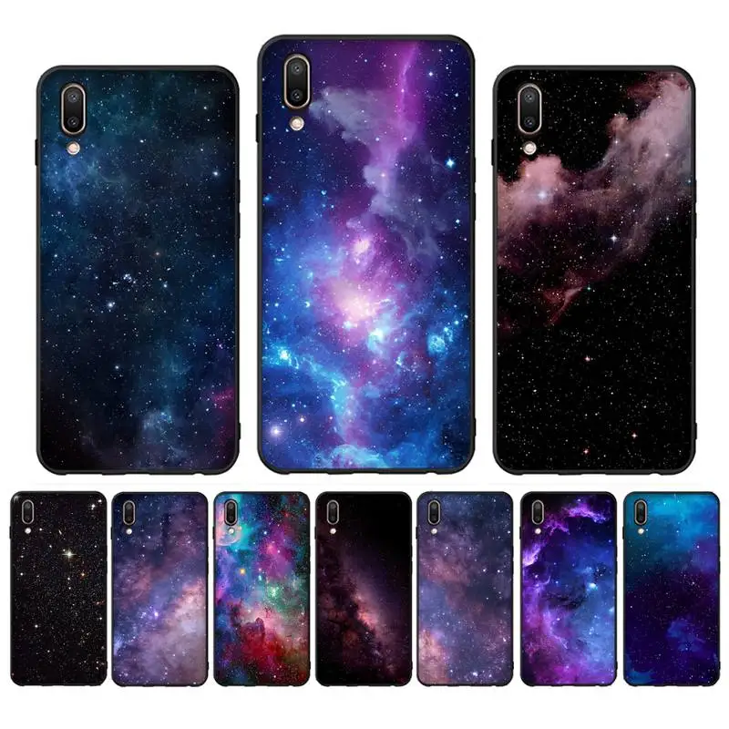 

starry sky Phone Case for Vivo Y91C Y11 17 19 17 67 81 Oppo A9 2020 Realme c3