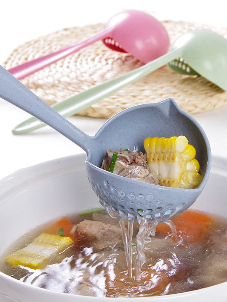 

Kitchen Accessories Cooking Long Handle Spoon Kitchen Tool Spoon Household Filter Vegetable Strainer Kitchen Gadgets Cozinha