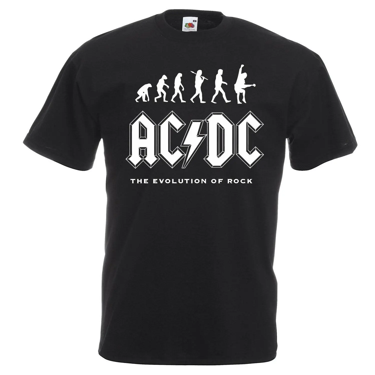

AC DC Evolution Of Rock T shirt Mens Kids Sizes Angus Young Let There Be Rock