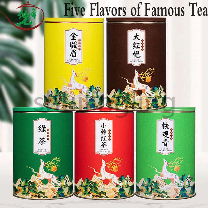

Китай AAA Tieguanyin Dahongpao Oolong чай Jinjunmei Zhengshan маленький зеленый чай пять высококачественных специальных подарков чая
