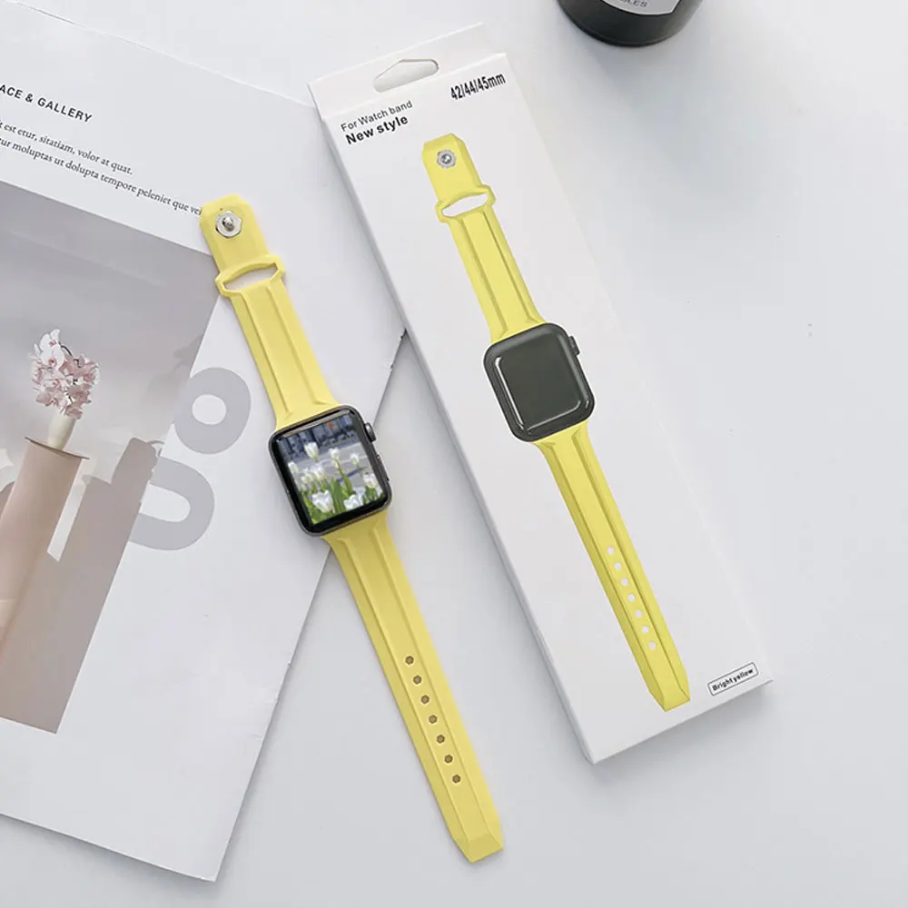 

Ремешок для Apple Watch Band 44 мм 40 мм 45 мм 41 мм iwatch band 38 мм 42 мм, браслет для наручных часов correa Apple watch series 7 6 5 4 3 SE