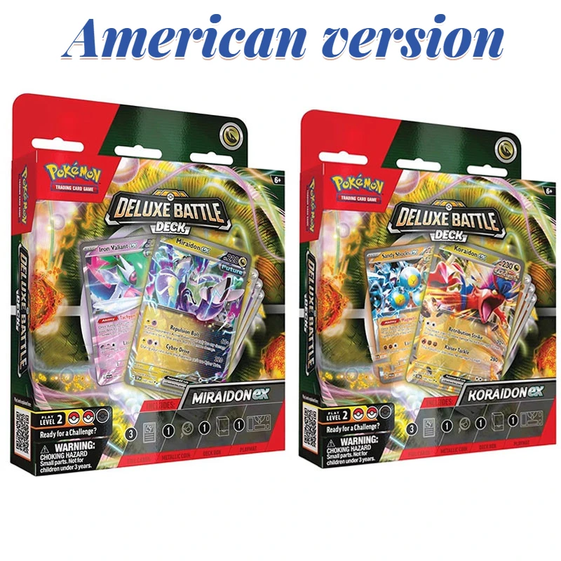 Американская версия оригинальные карты покемона английская кораидонская монета