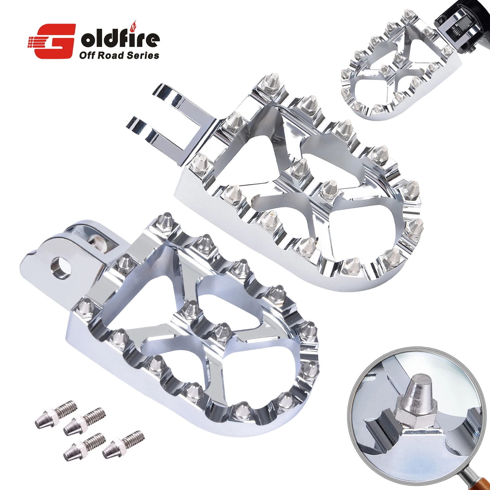 

Мотоциклетные колышки Goldfire M8, колышки для ног в стиле MX для Harley Softail Slim FLSL 107/Lower Rider FXLR 107/Street Bob FXBB 107