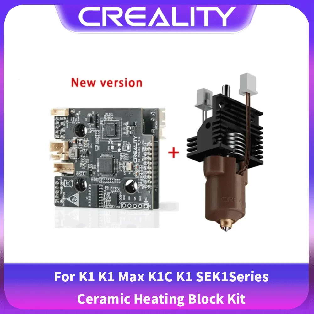 Фото Новая версия платы адаптера Creality PCBA_G_K1-MAX/K1_T9_GD32F303CBT6 NOZZLE-C-V13, оригинальная замена, комплект запчастей для 3D-принтера K1 №2