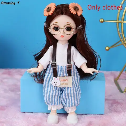 BJD 16 см кукла Повседневная модная одежда принцессы костюм одежда только для малышей Модная Повседневная кукла для мальчиков Аксессуары игрушки (только одежда)