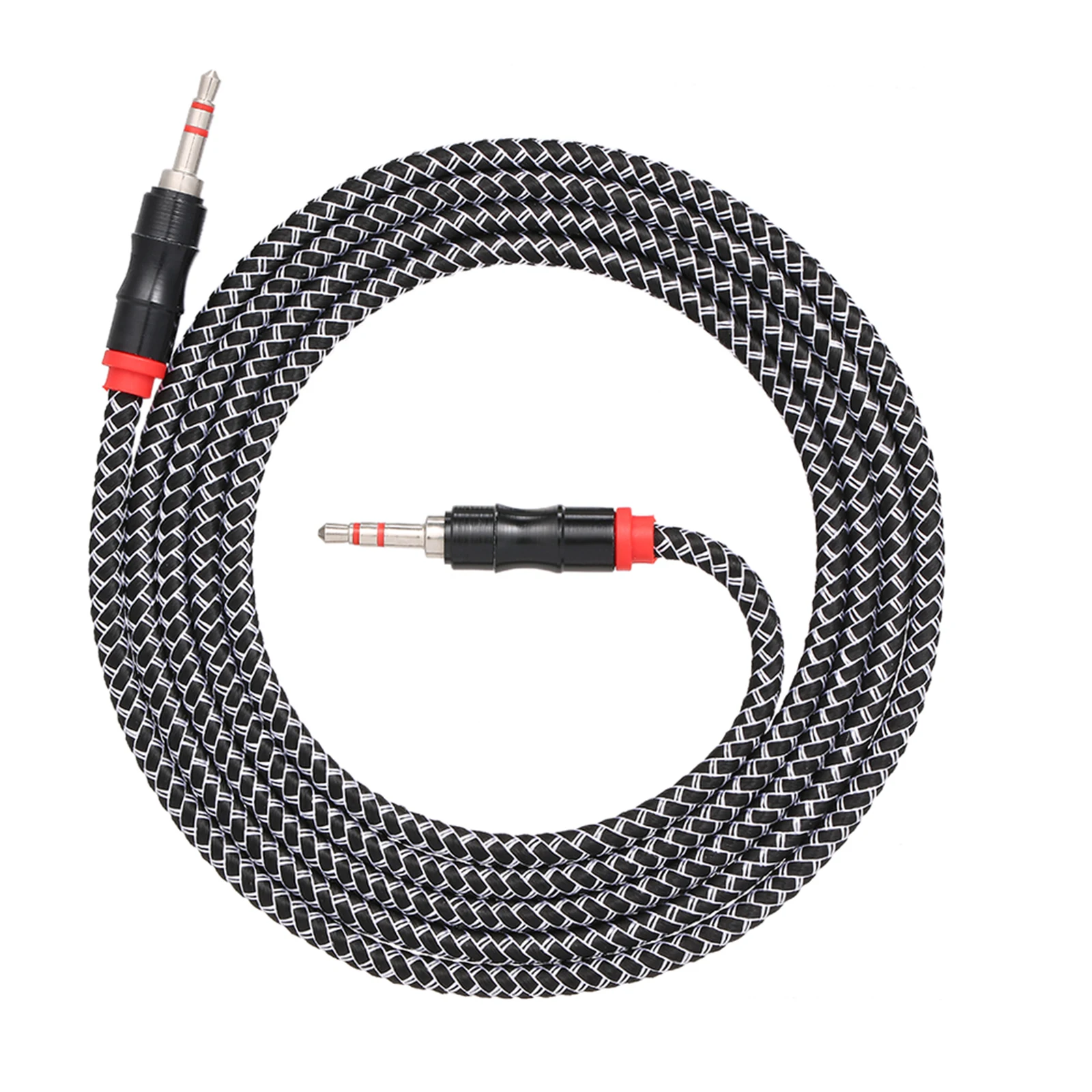 

2 Meters Audio Extension Cable 3.5mm Jack Male to Male AUX Cable 3.5 mm Audio Extender Cord Braided Wire for Computer M