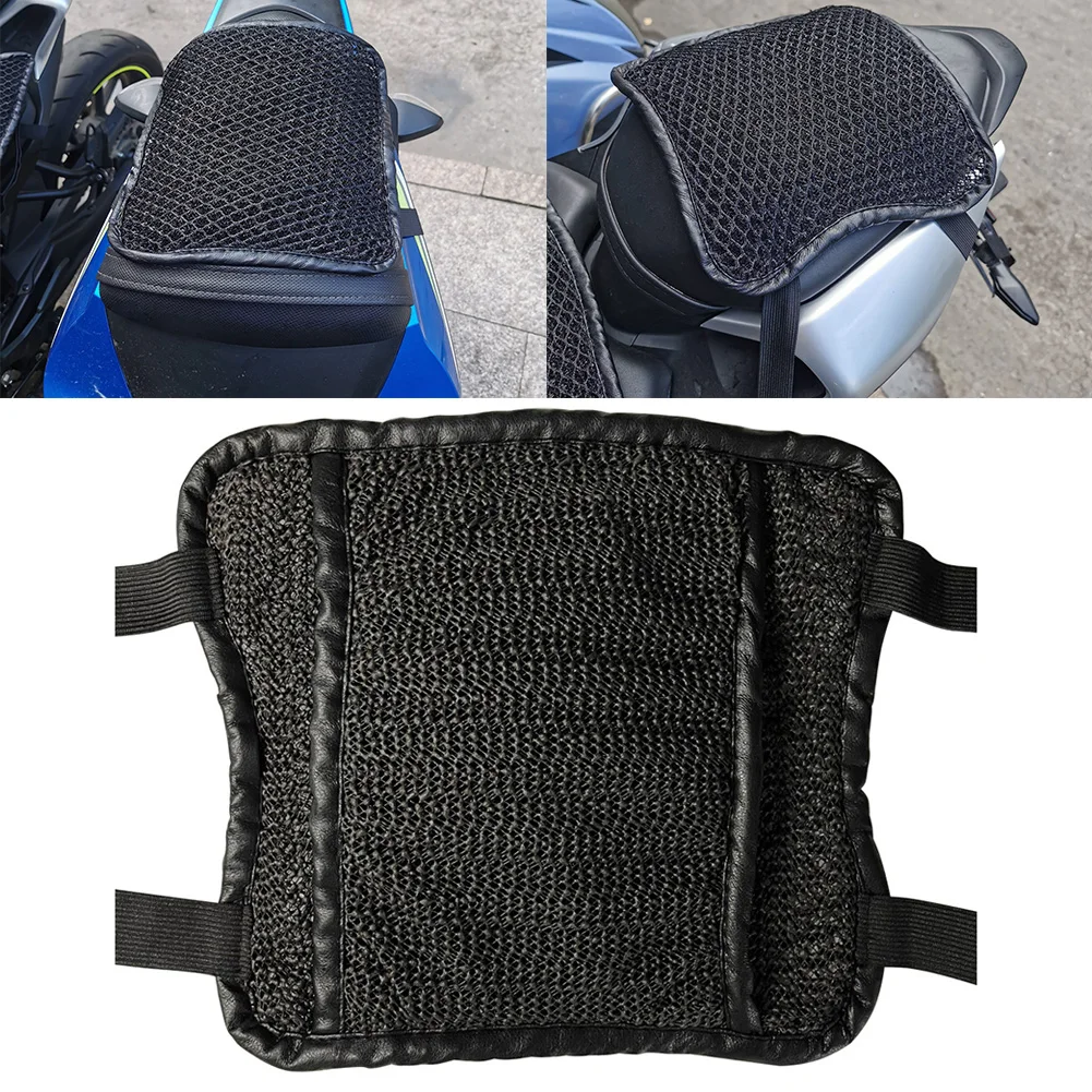 

Motorcycle Seat Cushion Cover 3D Air Mesh Fabric Butt Protector Double Layer Sun-resistant Seat Cover For Most Motorcycle