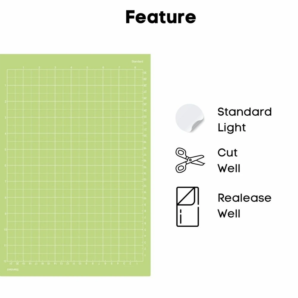 Коврик для резки Cricut Joy Xtra x 12 дюймов нескользящий гибкий квадратный