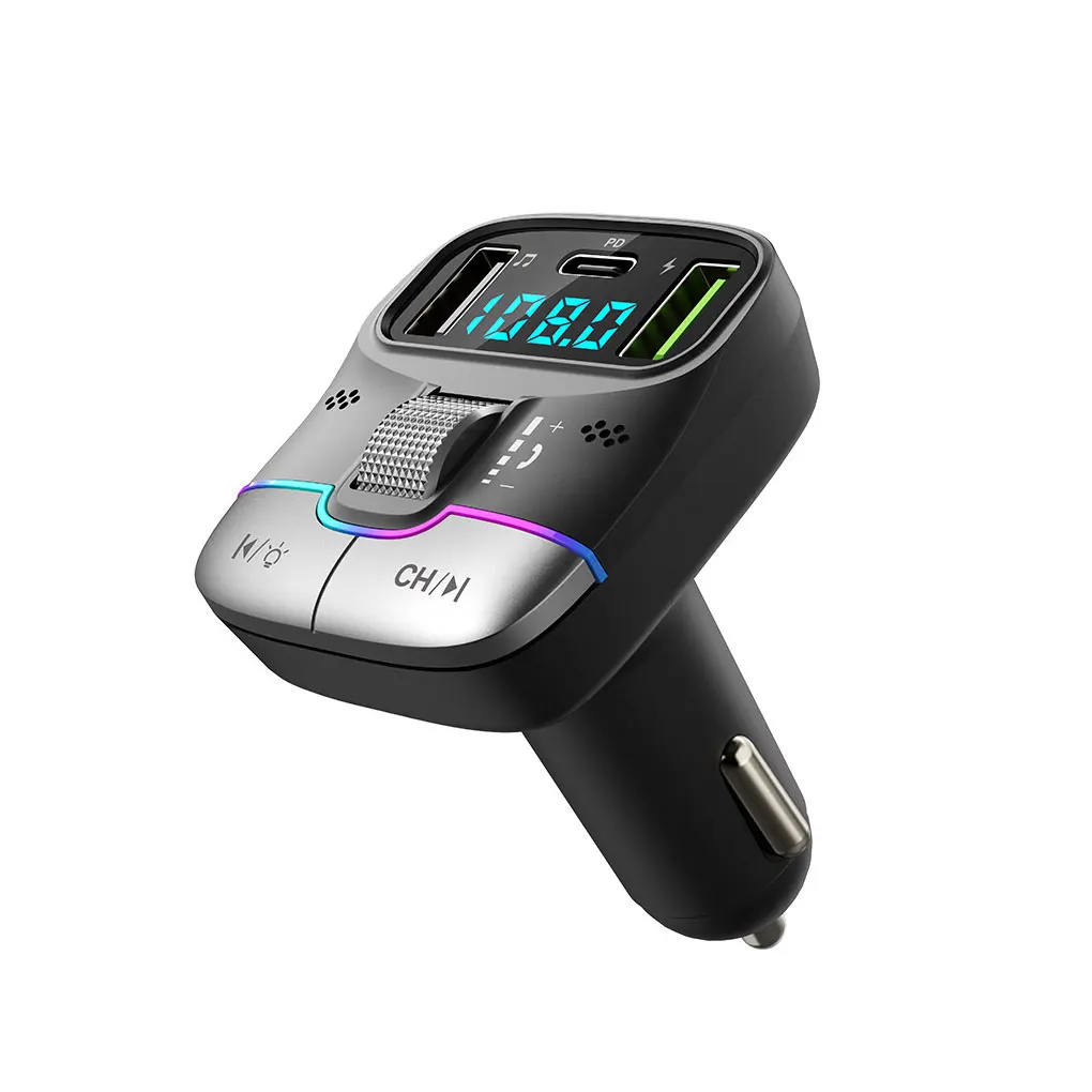 

Bluetooth-адаптер с двойным USB-портом для зарядки беспроводного автомобильного комплекта-отвечайте на звонки безопасно оснащен