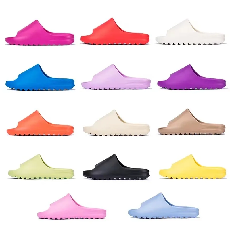 

2022 fashion Summer Home Men Slippers Simple Solid Color Shoes Non-slip Bathroom Slides Flops Couples Unisex Platform Slippers