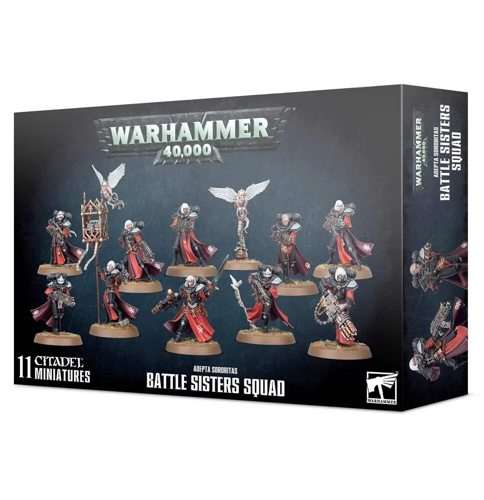 Миниатюры Warhammer 40000 Games Workshop Набор Отряд Сестер Битвы (Adepta Sororitas Battle Sister Squad) - купить
