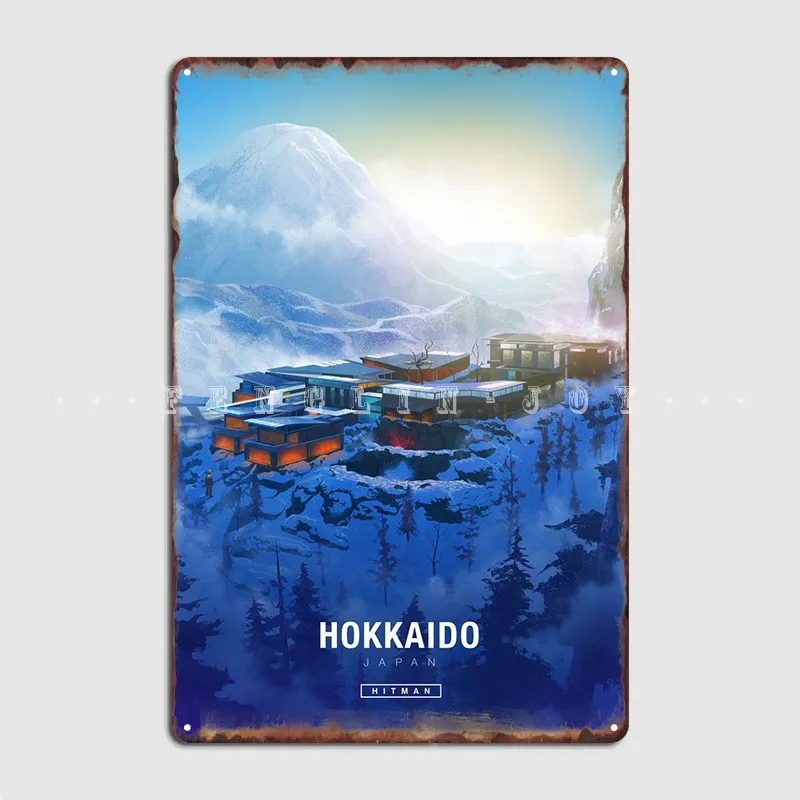 

Hokkaido Metal Sign Club Bar Plaques Wall Cave Personalized Tin Sign Poster