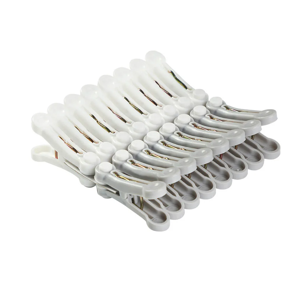 

16pcs Non-marking Anti-wind Clips Household Clothes Qiult Clips Multifunctional Laundry Hanging Pegs