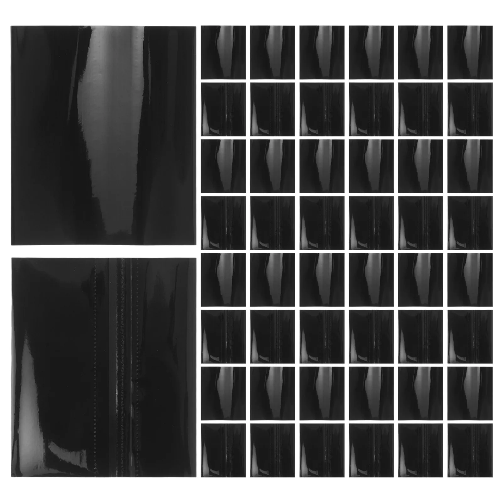 Фото 200 шт. термоусадочных колпачков для горлышек бутылок, 60x50 мм, черные, герметичные, для малого бизнеса и упаковки бутылок №3