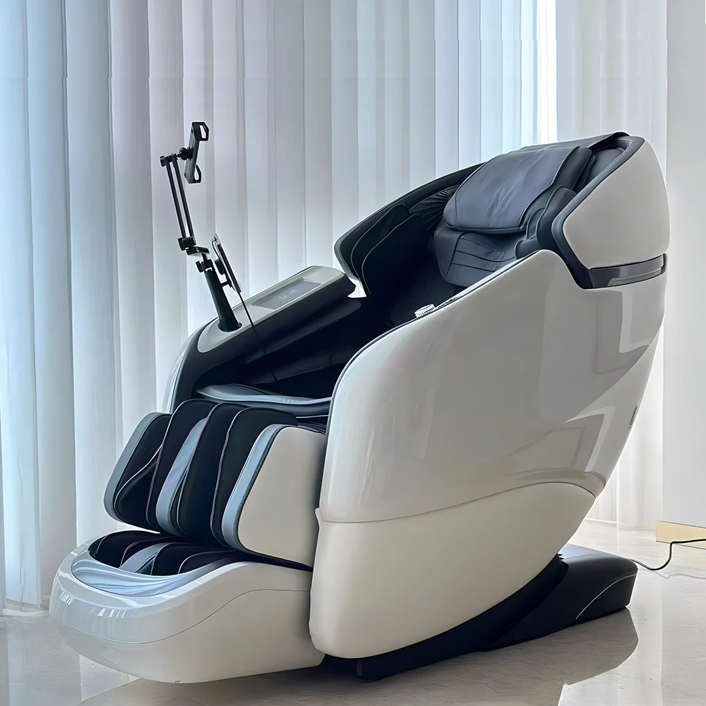 Фото Электрическое AI Smart Automatic Recliner 4D Массажное кресло для дома с нулевой гравитацией Роскошное массажное кресло для всего тела №1