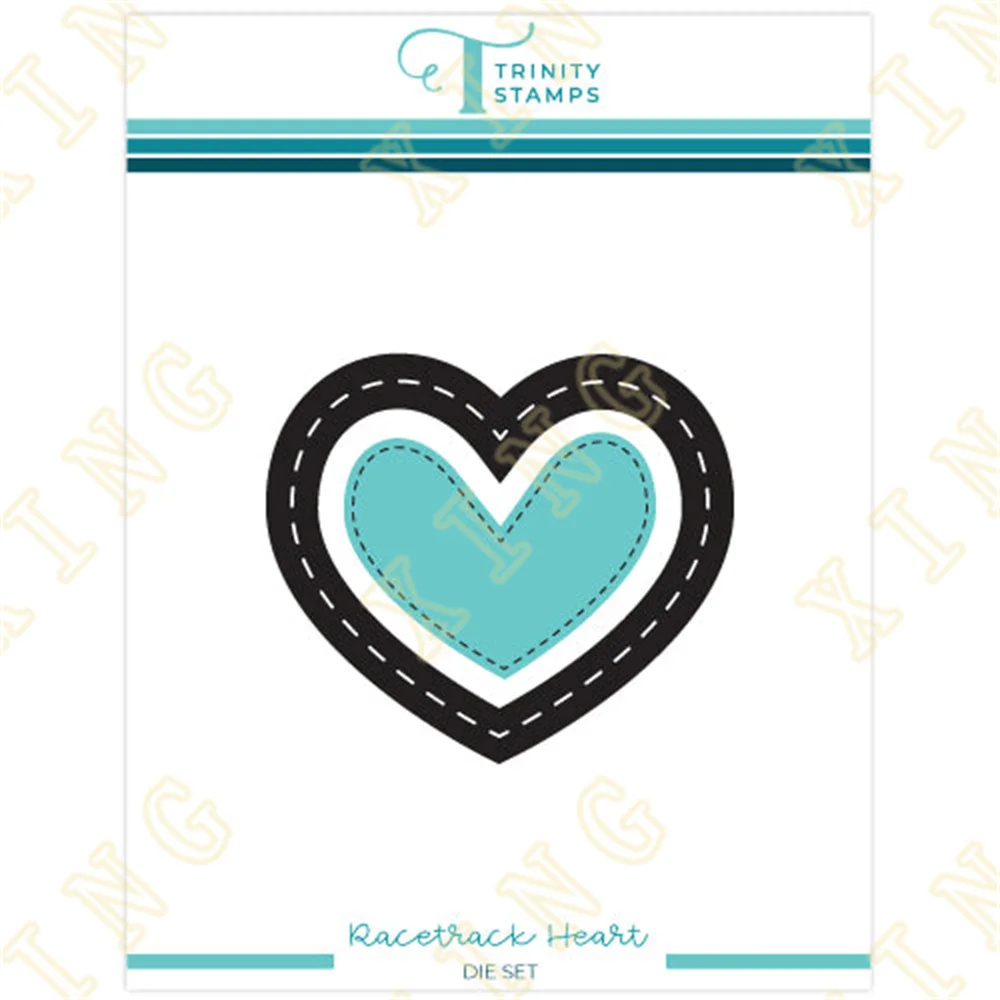 

Racetrack Heart 2023 New Arrival Metal Cutting Die Various Card Series Scrapbook Paper Craft Knife Mould Blade Punch Dies