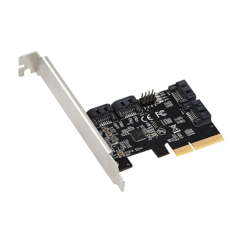 

Адаптер PCIE — SATA3.0, 4 порта, карта расширения PCIExpress — SATA3.0, 6 Гбит/с