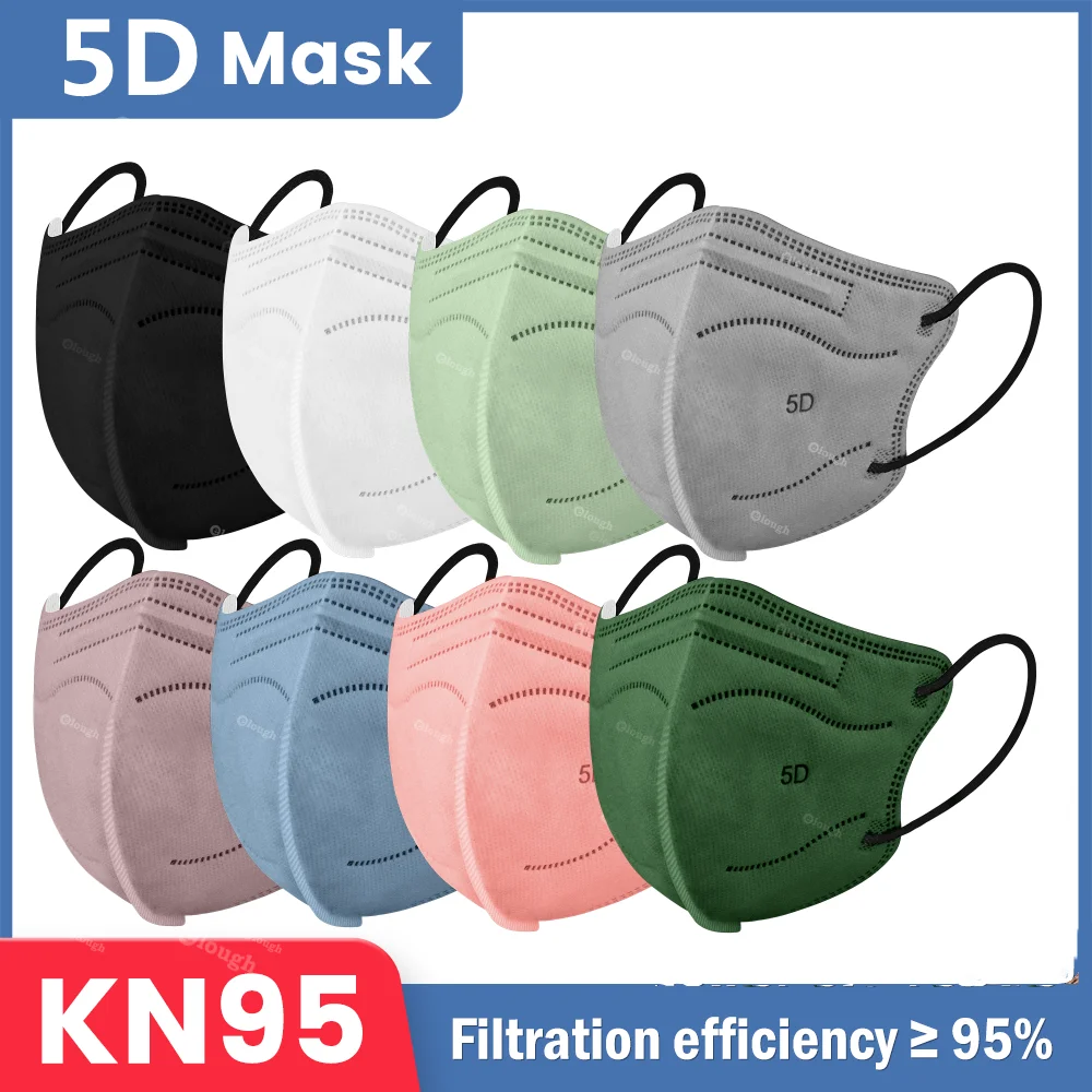 FPP2 маска ffp2 mascarillas fpp2 одобренные маски для лица KN95 защитные черные тушь ресниц kn95