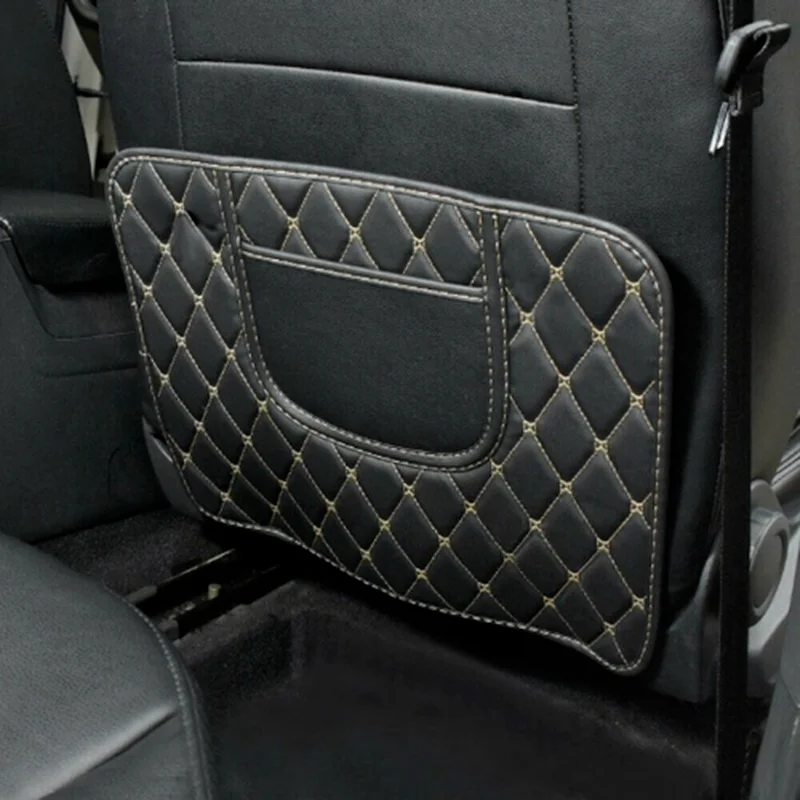 

1x Auto Car Seat Back Anti Kick Pad Mat PU Leather Protector Cover Universal