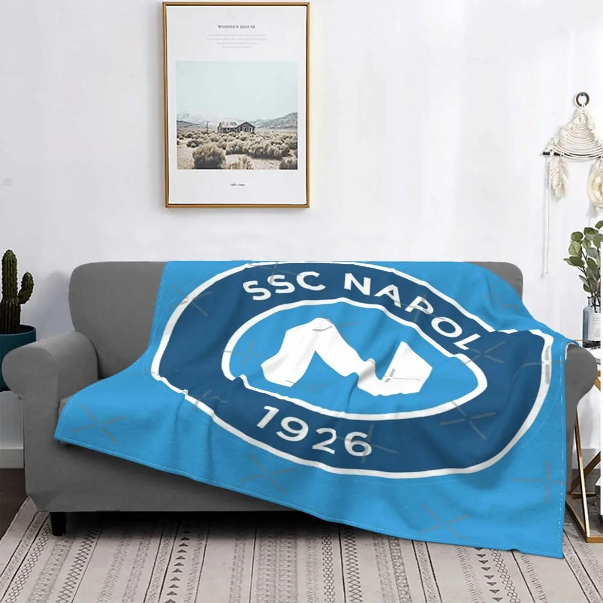 

Ssc-napoli-Manta a quadros para cama, чехол для sofda, пикника, 1926