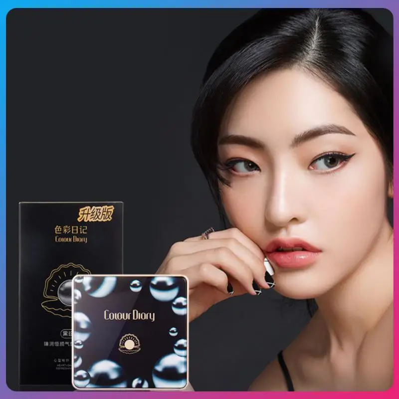 

Black Pearl Air Cushion CC Cream Light Concealer Full Coverage Moisturizer Brighten Long Lasting Face Makeup BB Cream Waterproof