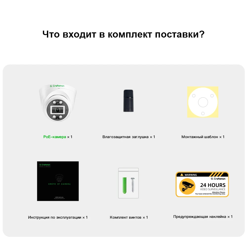R-X, XMeye 4 МП POE купольная камера видеонаблюдения 3.6 мм CMOS с ИК ночным видением, распознаванием лиц и обнаружением людей, для внутреннего использования GX-PDFI-M4G (art.: 3920da5ef5b6b) - 3920da5ef5b6b