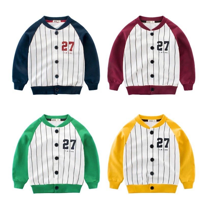 

Baby Jacket Boys Girls Coats Cardigan Cotton O-Neck Patchwork Long Sleeve Jackets Spring and Autumn Casual Children Outwear