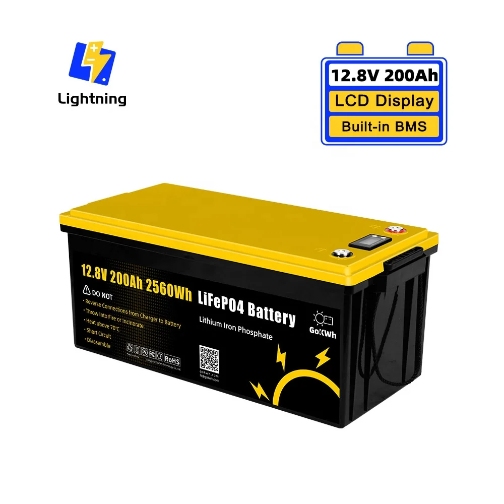 Литий-ионные батареи GoKWh 12В 24В 100ач 200ач Lifepo4 солнечная батарея для хранения