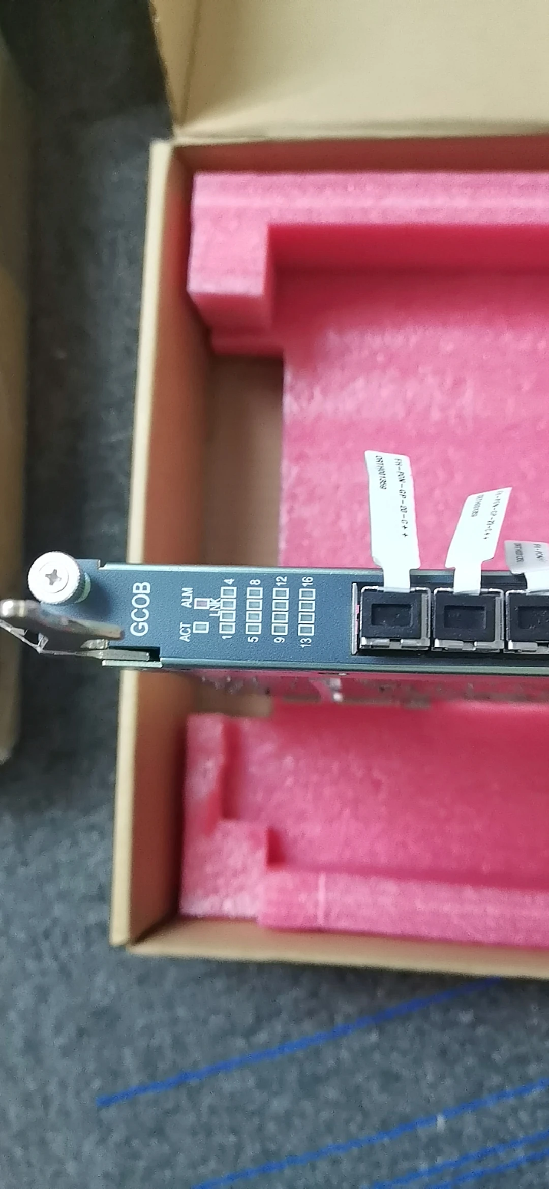 ZHWCOMM GCOB Интерфейсная плата 16 SFP C++