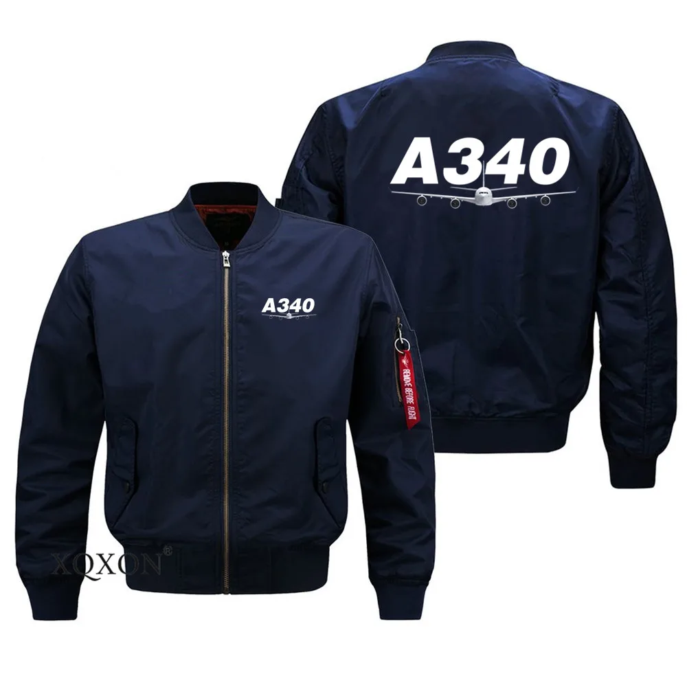 

2022 Autumn Winter Zipper Ma1 Men Bomber Jacket Thick Thin Pilot Military Flight A340 Outdoor Man Coats Jackets for Men S-8XL